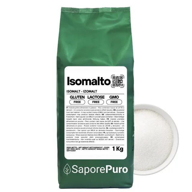 saporepuro-isomalt-poudre-1-kg-dulcorant-sans-sucre image 1