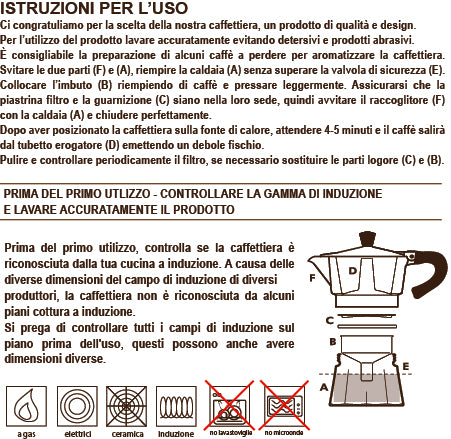 gnali-zani-venezia-cafeti-re-italienne-6-tasses-noir-induction image 5