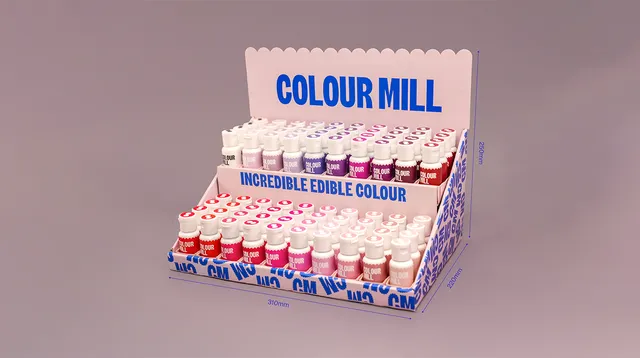 colour-mill-decorating-tools-colour-shelf-pr-sentoir-carton-20-couleurs image 1