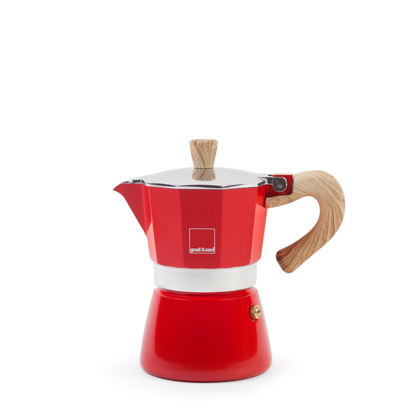 gnali-zani-venezia-cafeti-re-italienne-rouge-6-tasses-induction image 2