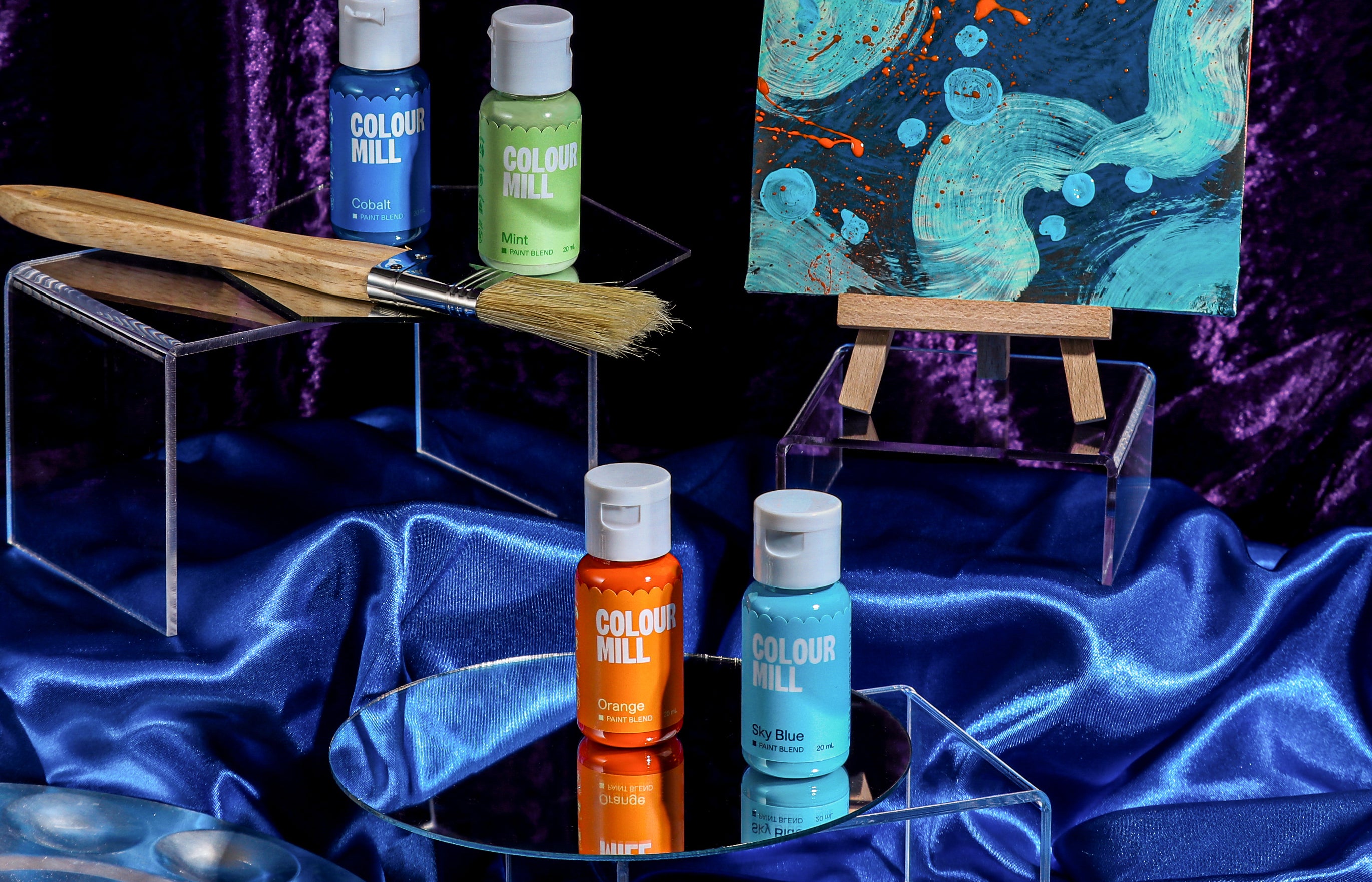 colour-mill-paint-blend-sky-blue-peinture-alimentaire-mate-bleu-ciel image 1