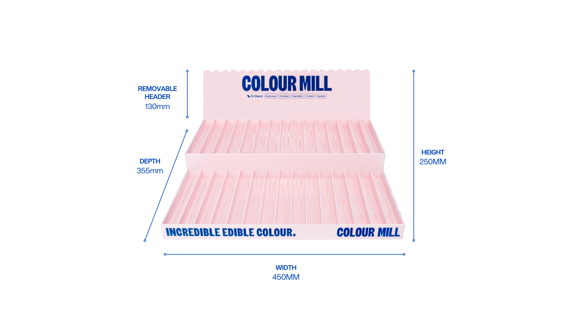 colour-mill-decorating-tools-pr-sentoir-acrylique-180-flacons image 2