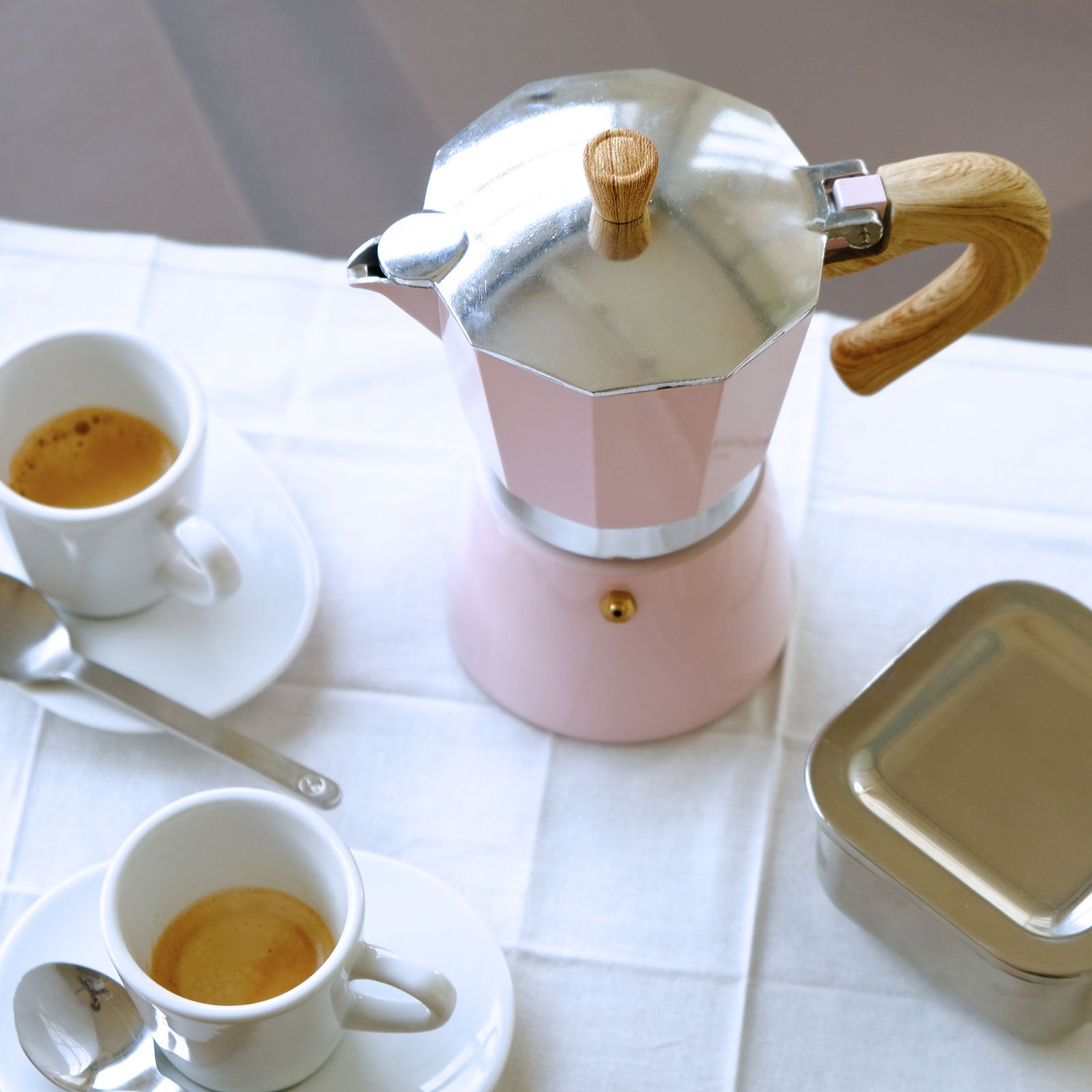 gnali-zani-venezia-cafeti-re-italienne-3-tasses-rose image 6