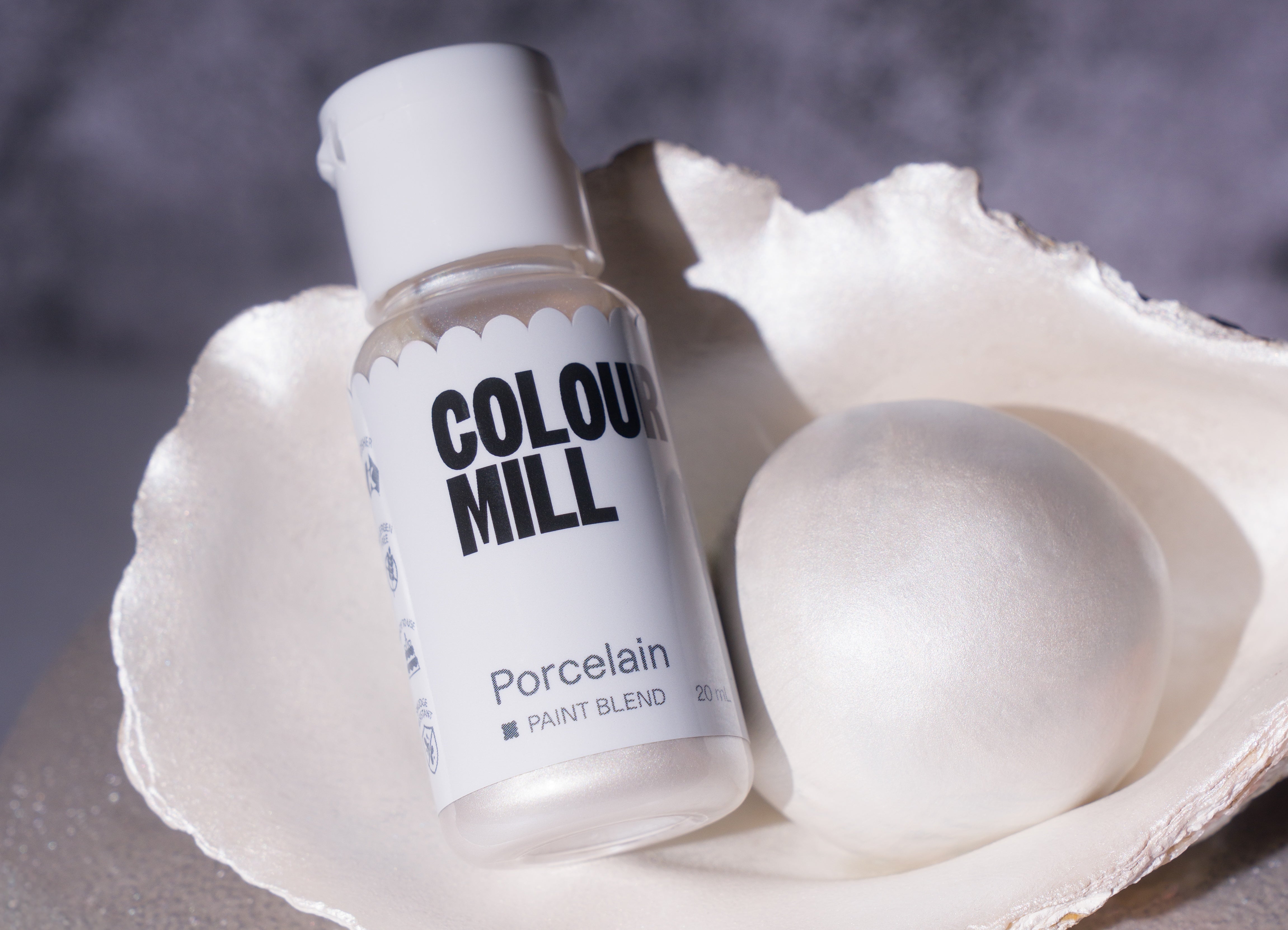 colour-mill-paint-blend-porcelain-peinture-alimentaire-20ml-blanc image 1