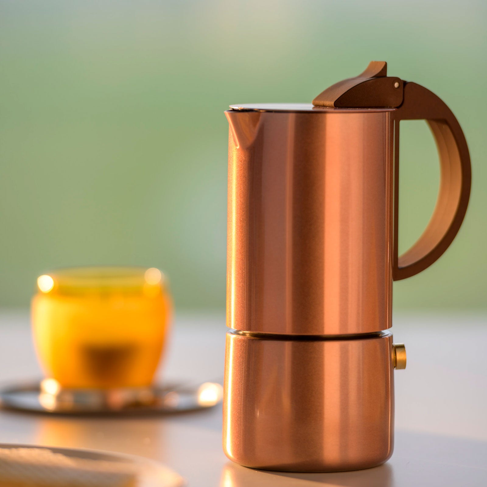 gnali-zani-chicca-cafeti-re-inox-6-tasses-rose-gold-induction image 5