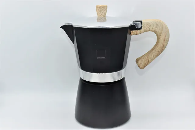 gnali-zani-venezia-cafeti-re-italienne-6-tasses-noir-induction image 1