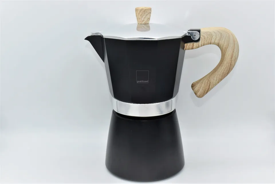 gnali-zani-venezia-cafeti-re-italienne-6-tasses-noir-induction image 1
