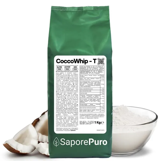 saporepuro-coccowhip-graisse-de-coco-poudre-vegan-1-kg image 1