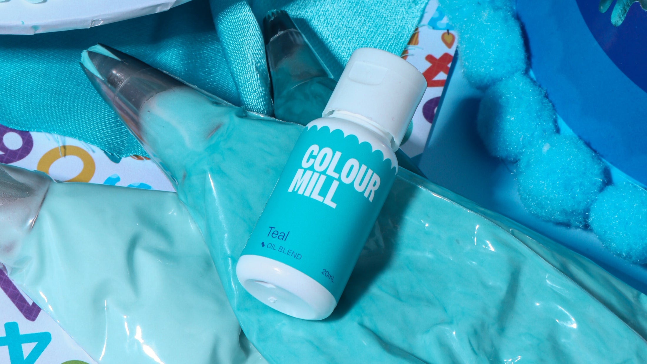colour-mill-oil-blend-teal-colorant-alimentaire-sarcelle-chocolat image 5