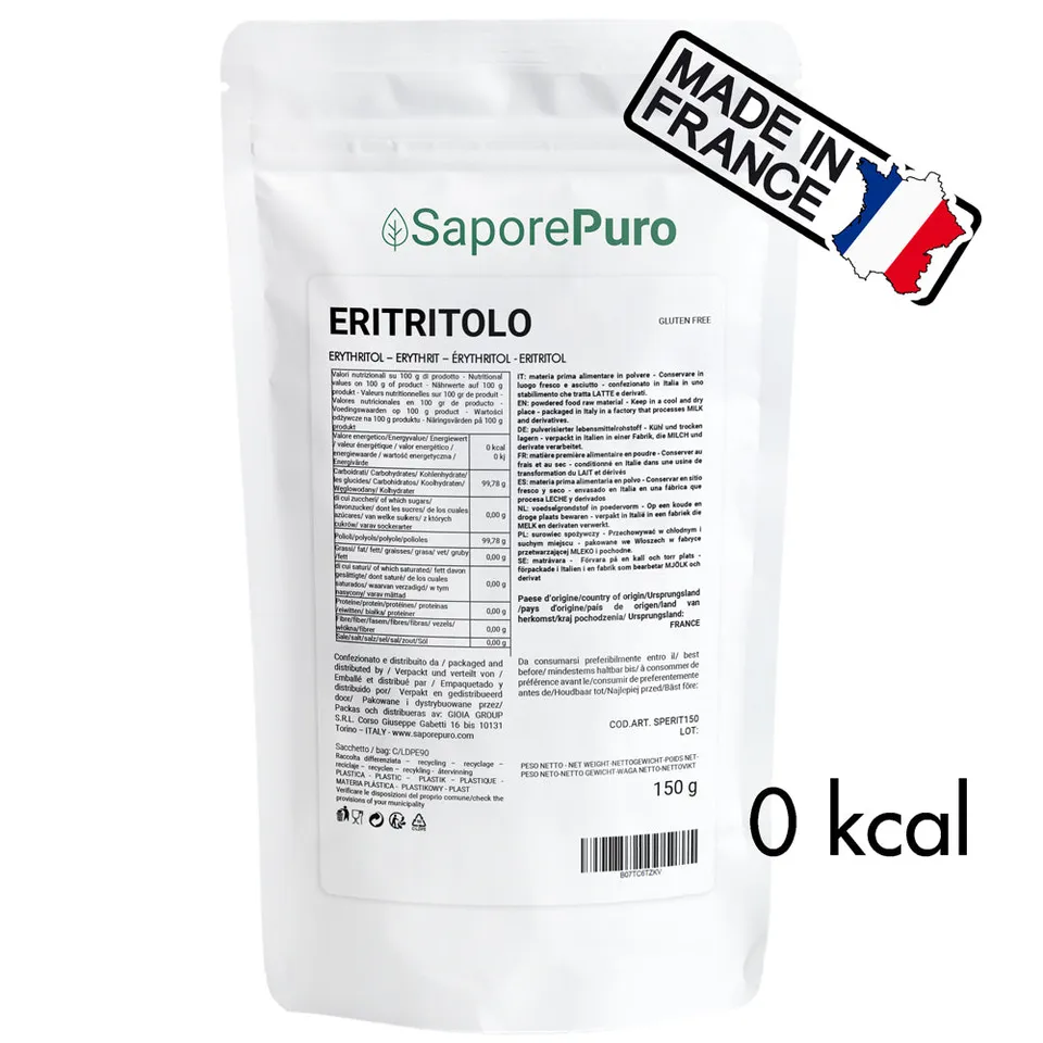 saporepuro-rythritol-dulcorant-150-g-0-kcal-france image 1