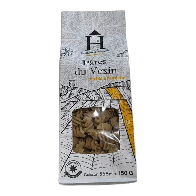 p-tes-du-vexin-nos-p-tes-mini-fusilli-blanches-ufs-p-tes-150-g image 1