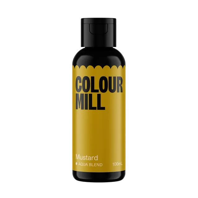 colour-mill-aqua-blend-mustard-colorant-alimentaire-20ml-jaune image 1