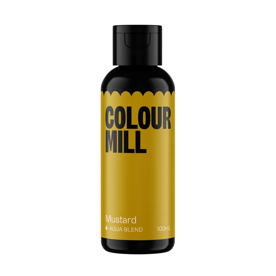 colour-mill-aqua-blend-mustard-colorant-alimentaire-20ml-jaune image 1