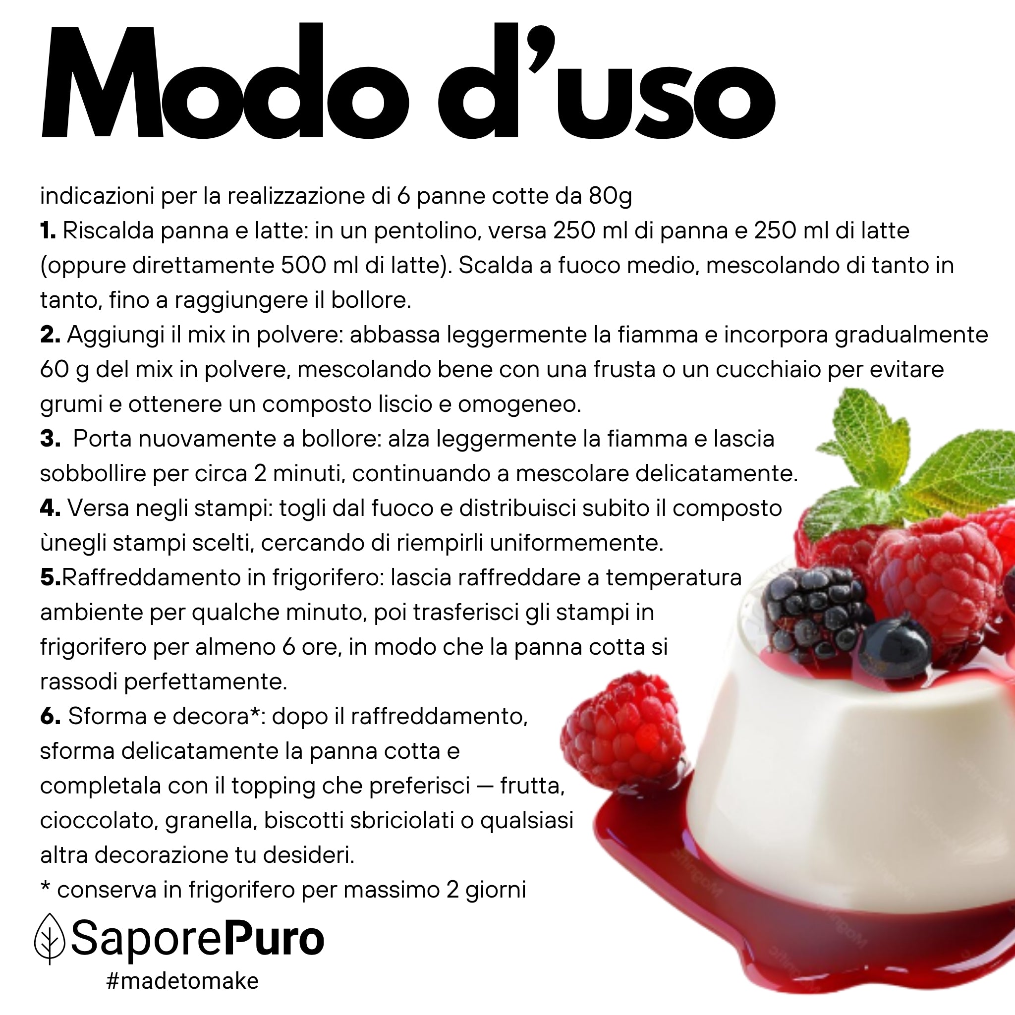 saporepuro-panna-cotta-mix-pr-paration-dessert-60-g-sans-gluten image 7