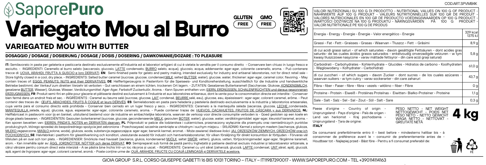 saporepuro-variegato-mou-beurre-nappage-caramel-4-kg image 2