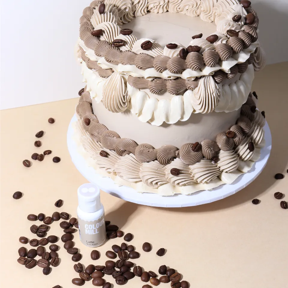 colour-mill-oil-blend-latte-colorant-alimentaire-beige-marron image 1