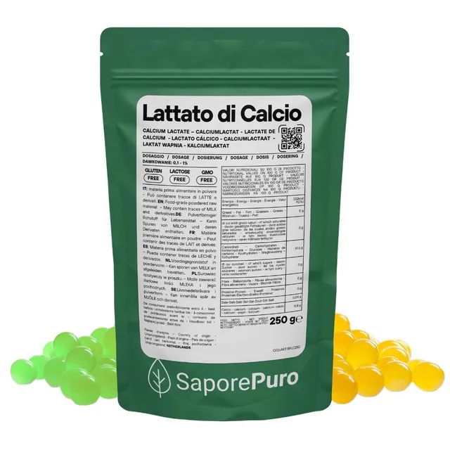 saporepuro-latte-lactate-de-calcium-e327-poudre-250-g image 1