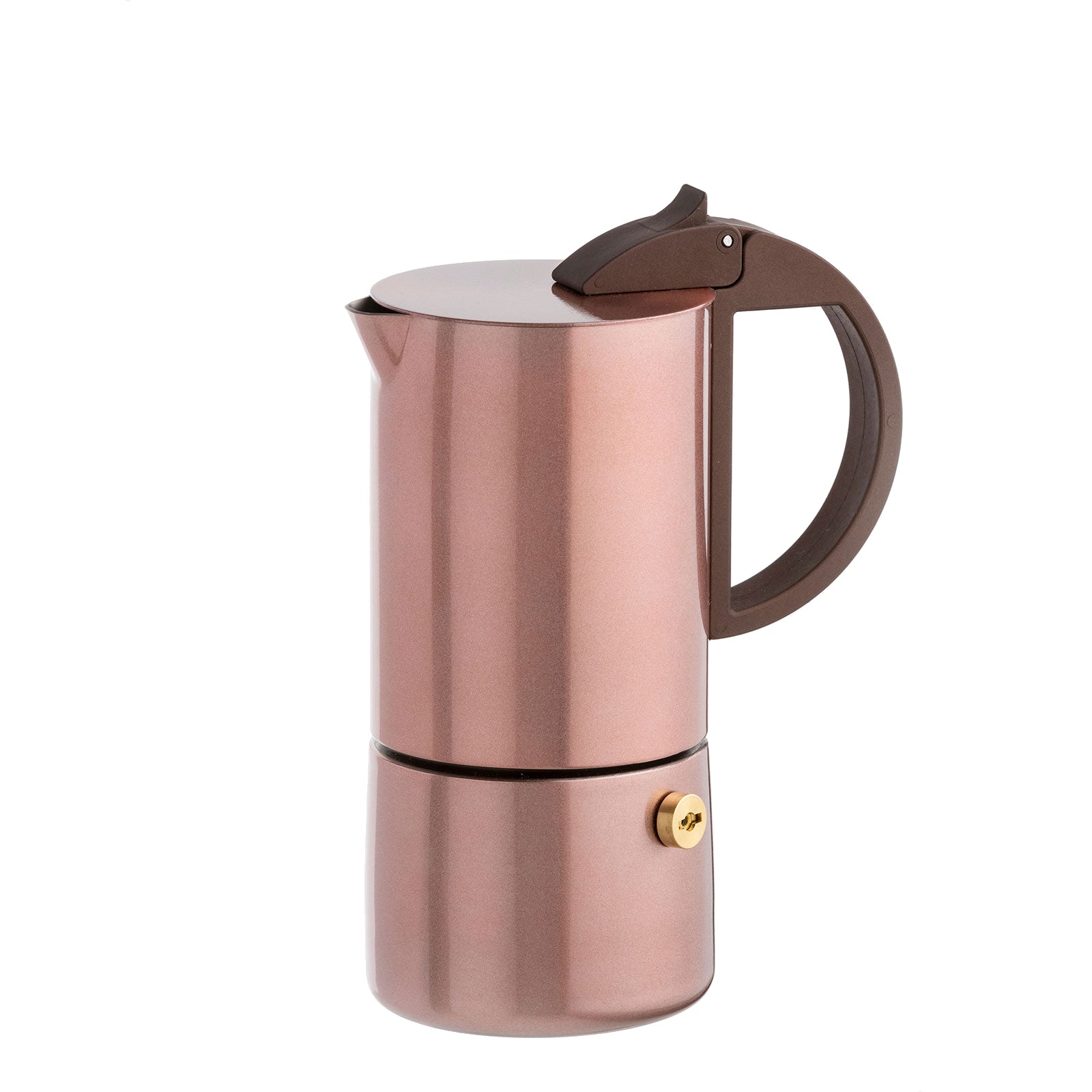 gnali-zani-chicca-cafeti-re-inox-6-tasses-rose-gold-induction image 1