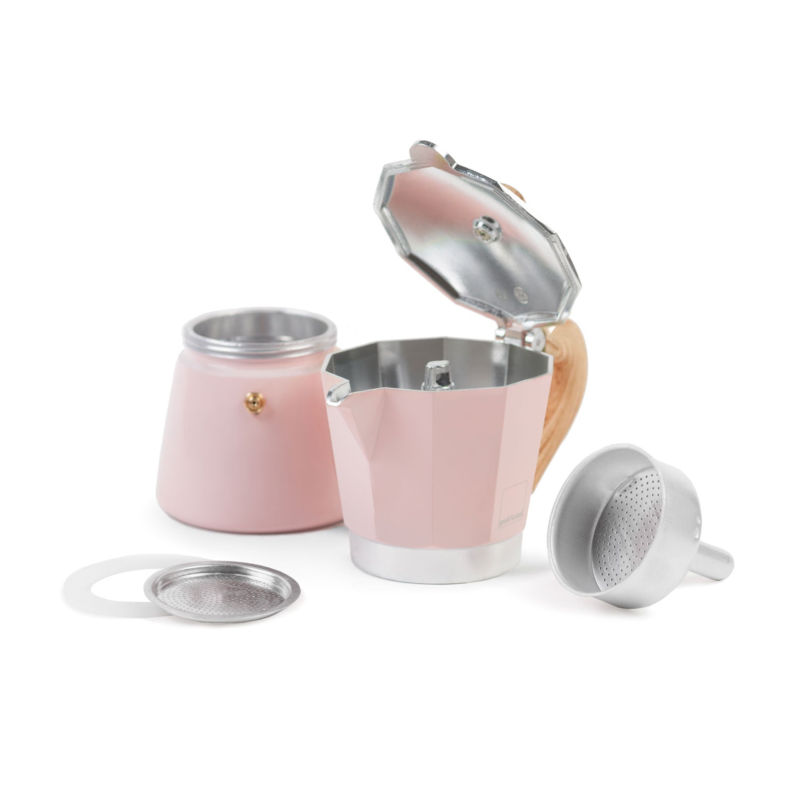 gnali-zani-venezia-cafeti-re-italienne-3-tasses-rose image 4