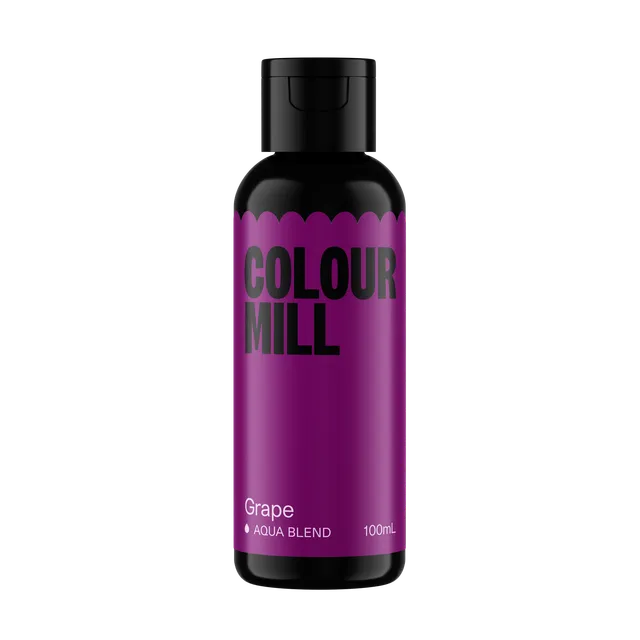 colour-mill-aqua-blend-grape-colorant-alimentaire-20-ml-violet image 1