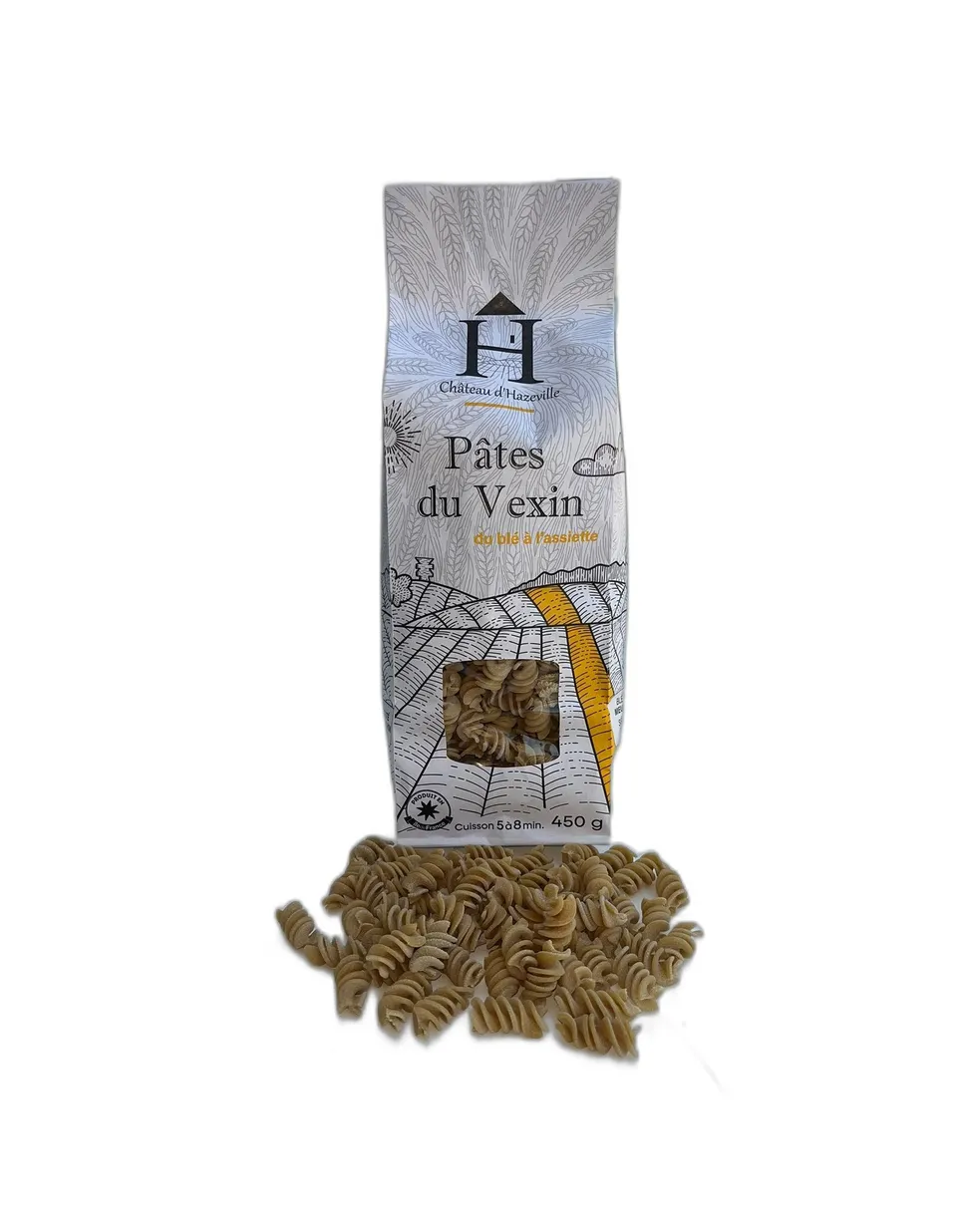 p-tes-du-vexin-fusilli-blanches-p-tes-aux-ufs-450-g image 1