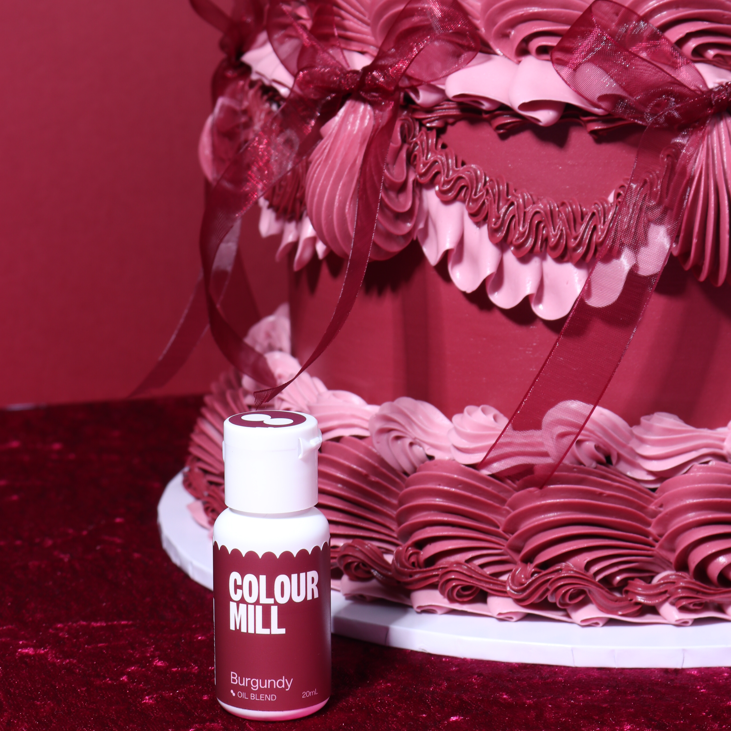 colour-mill-oil-blend-colorant-alimentaire-burgundy-liposoluble image 1