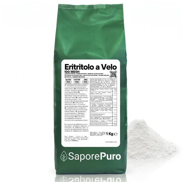 saporepuro-zuccheri-rythritol-en-poudre-1kg-0-kcal image 1