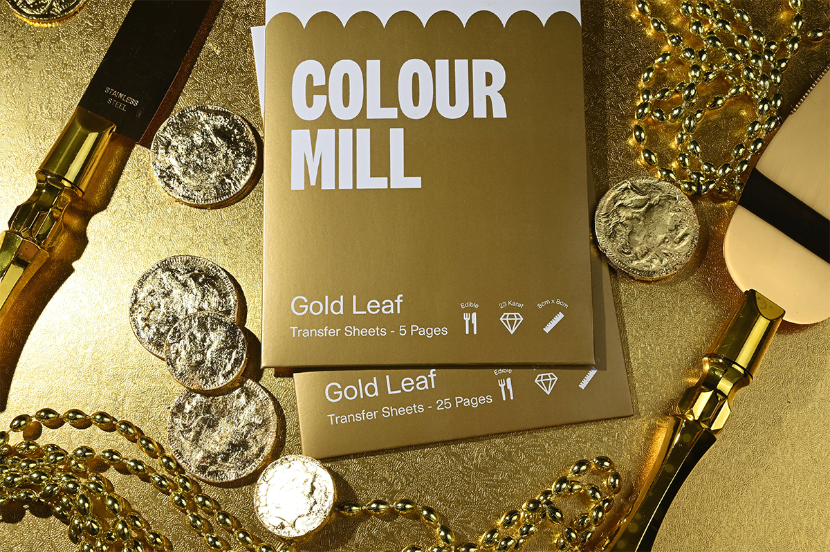 colour-mill-decorating-tools-gold-leaf-feuille-or-23-carats-5-feuilles image 2
