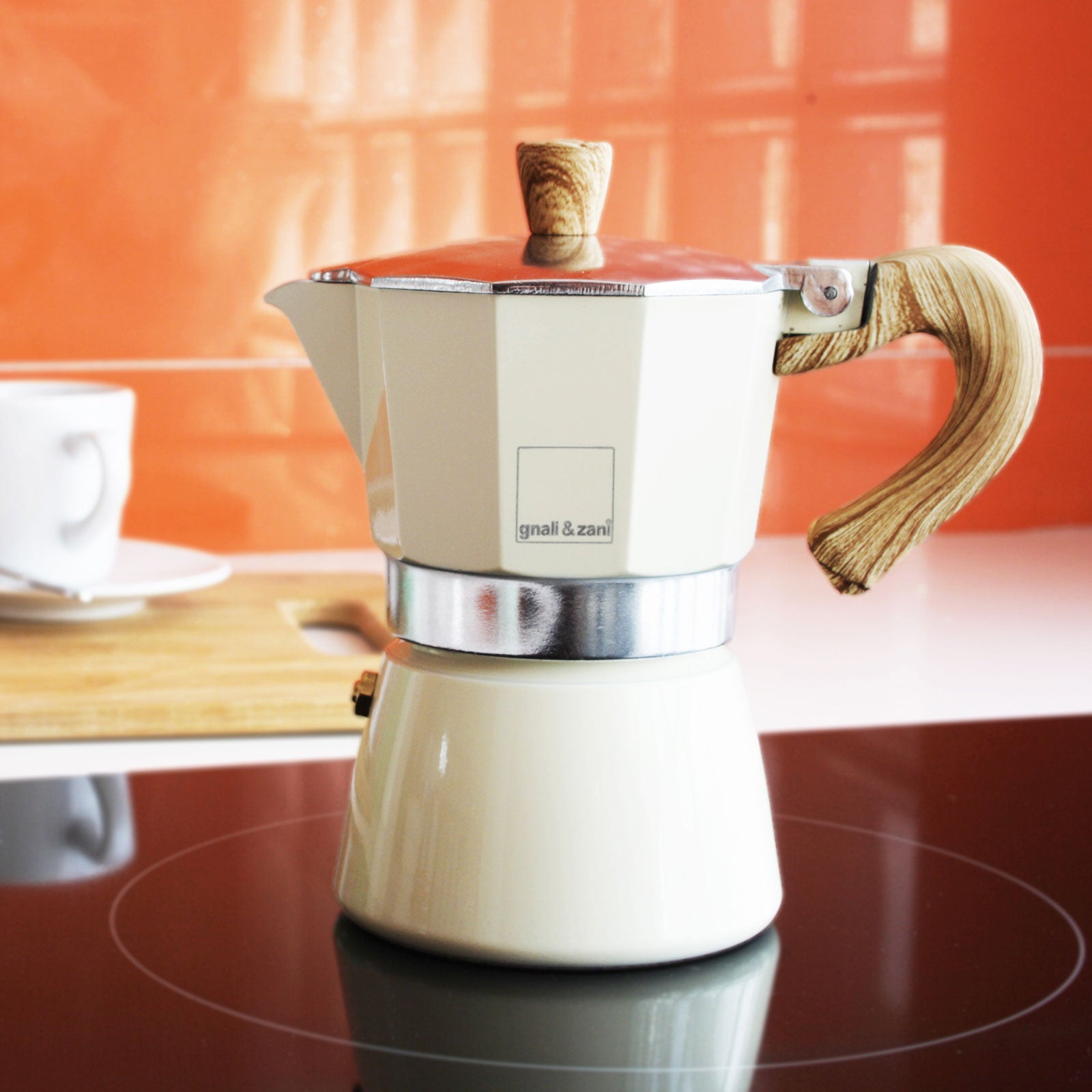 gnali-zani-venezia-cafeti-re-italienne-3-tasses-cr-me-induction image 5