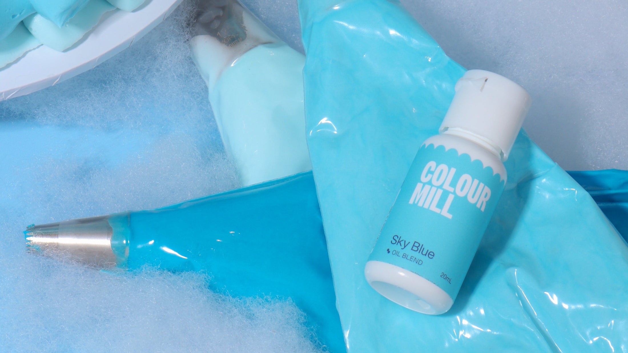 colour-mill-oil-blend-sky-blue-colorant-alimentaire-bleu-ciel-base-huile image 5