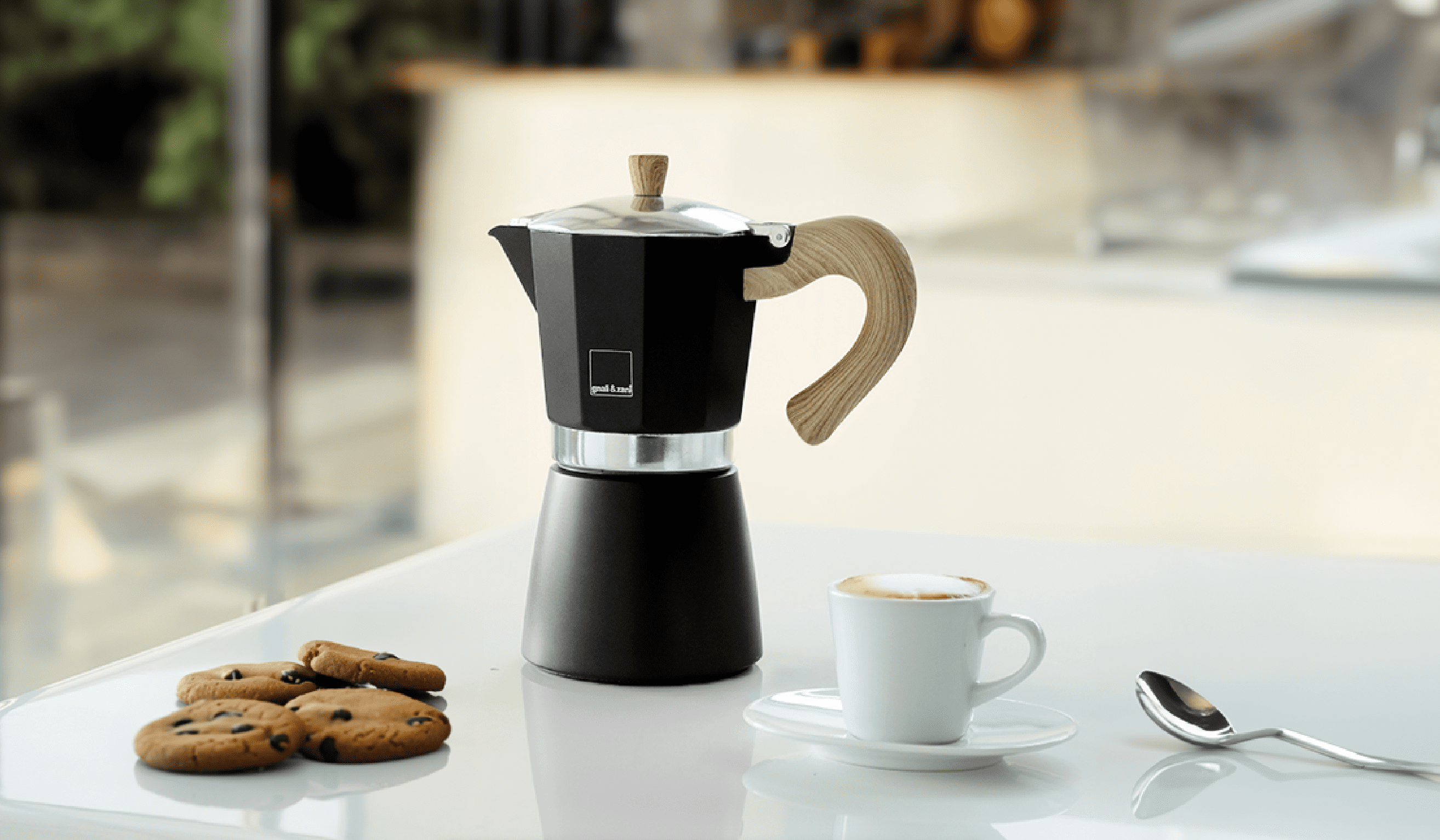 gnali-zani-venezia-cafeti-re-italienne-6-tasses-noir-induction image 3