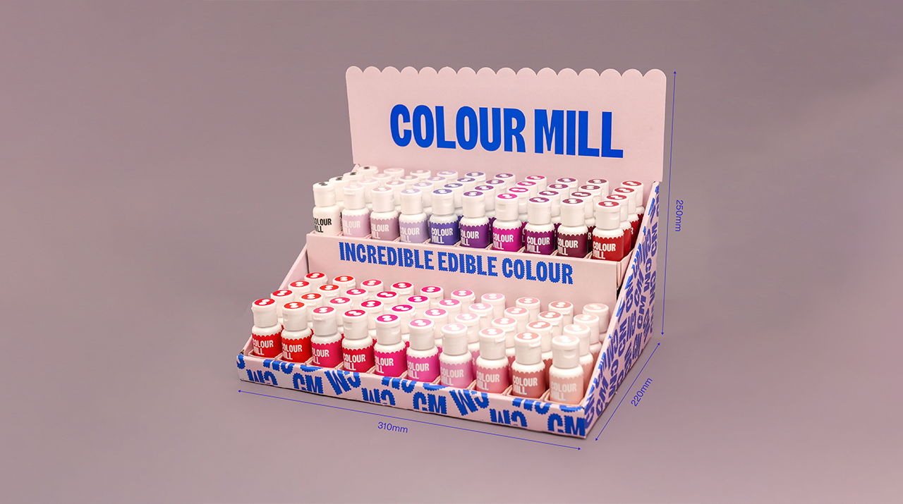 colour-mill-decorating-tools-colour-shelf-pr-sentoir-carton-20-couleurs image 3