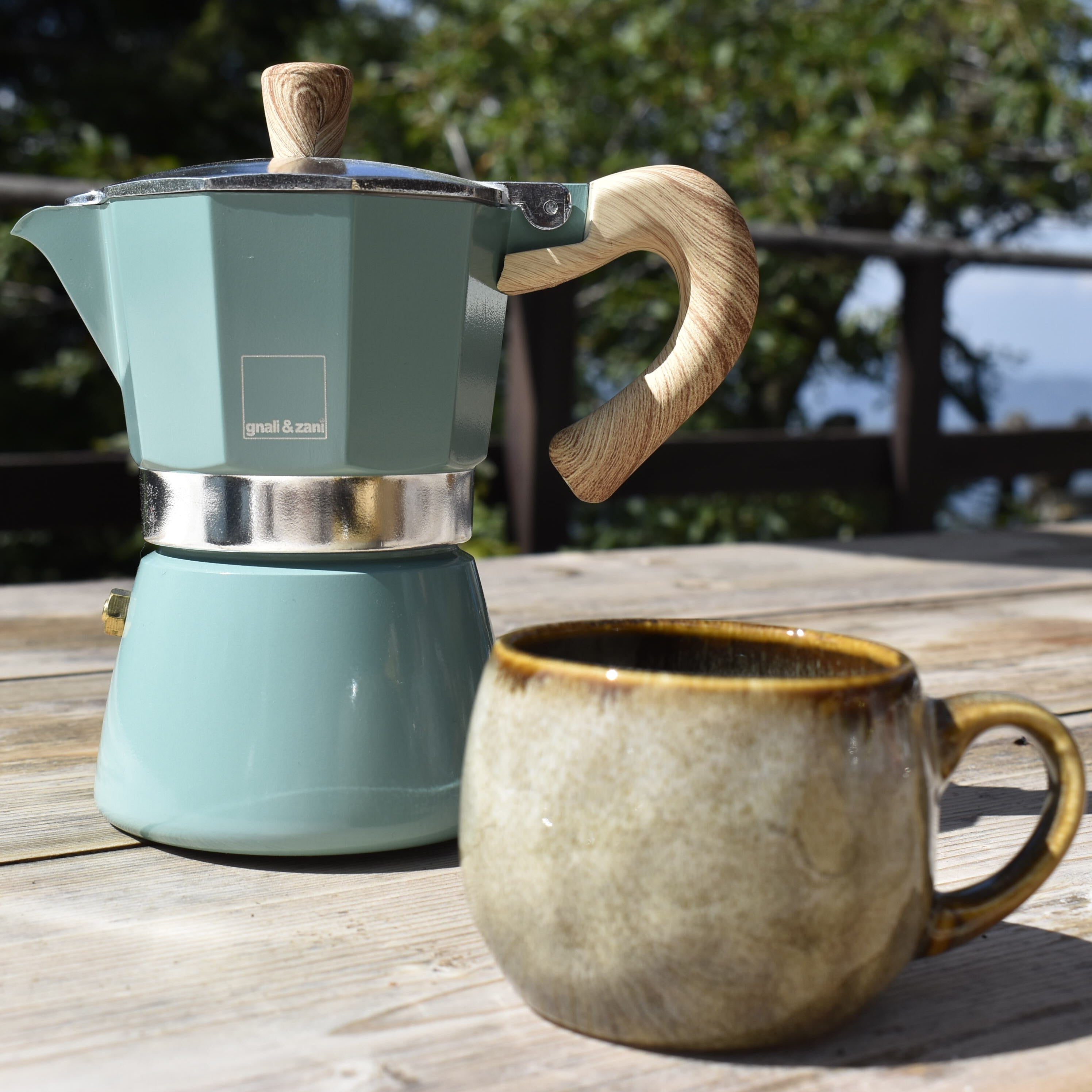 gnali-zani-venezia-cafeti-re-italienne-6-tasses-vert-induction image 3