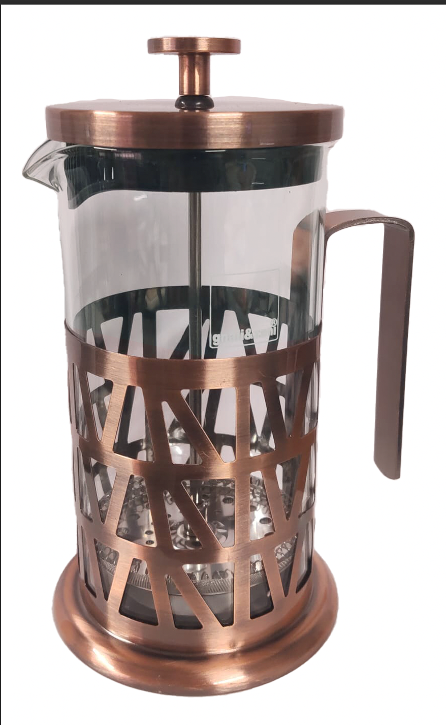gnali-zani-aroma-cafeti-re-piston-350-ml-cuivre-inox image 1