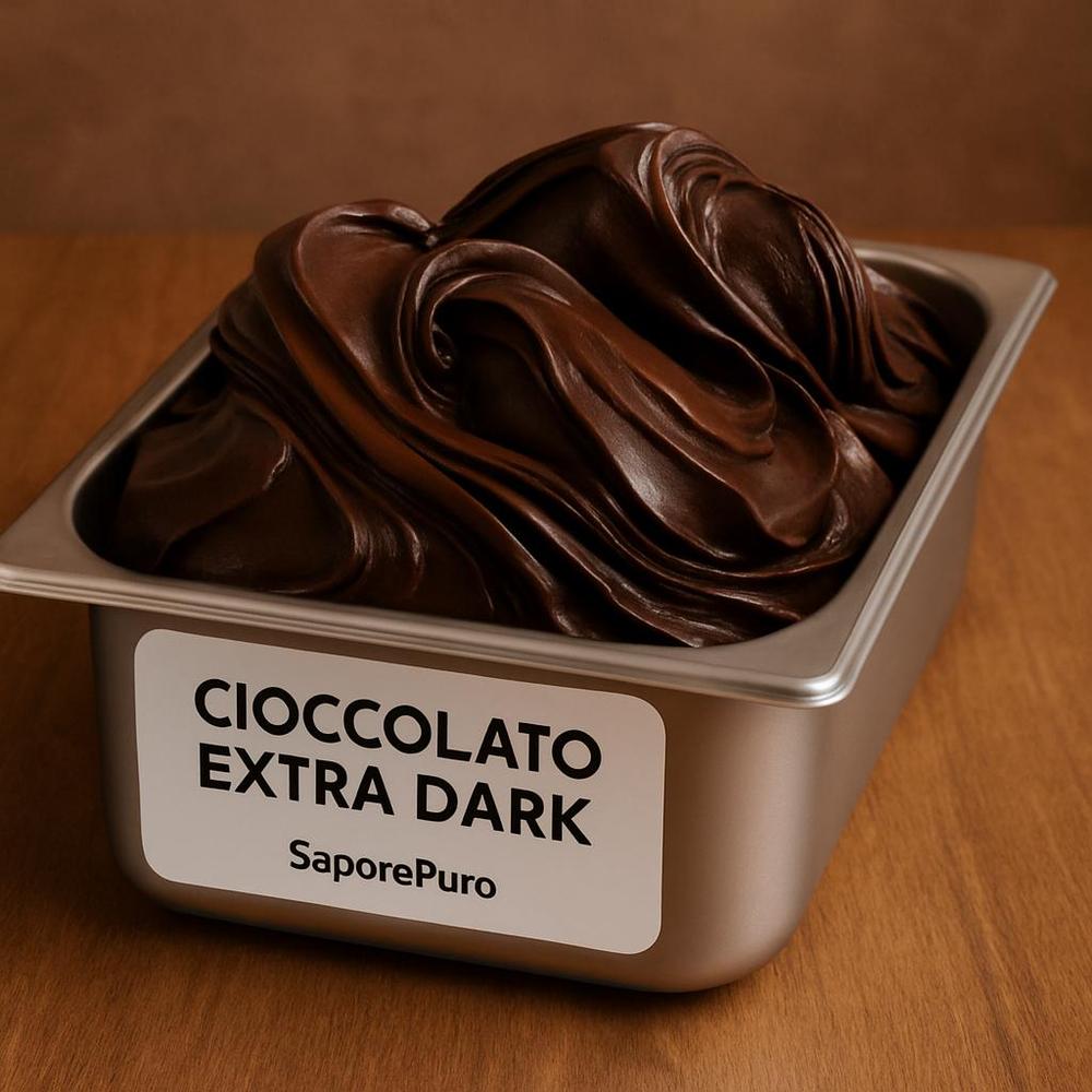 saporepuro-chocolat-extra-noir-base-glace-chocolat-vegan-1-6-kg image 1